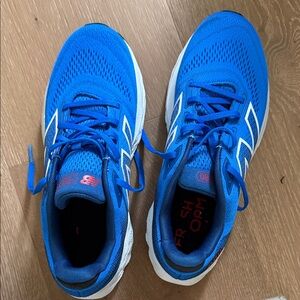 New Balance Blue and White Sneakers